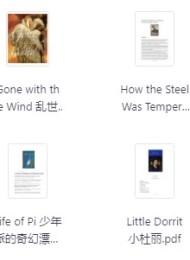 英文名著小说合集(1900+本)