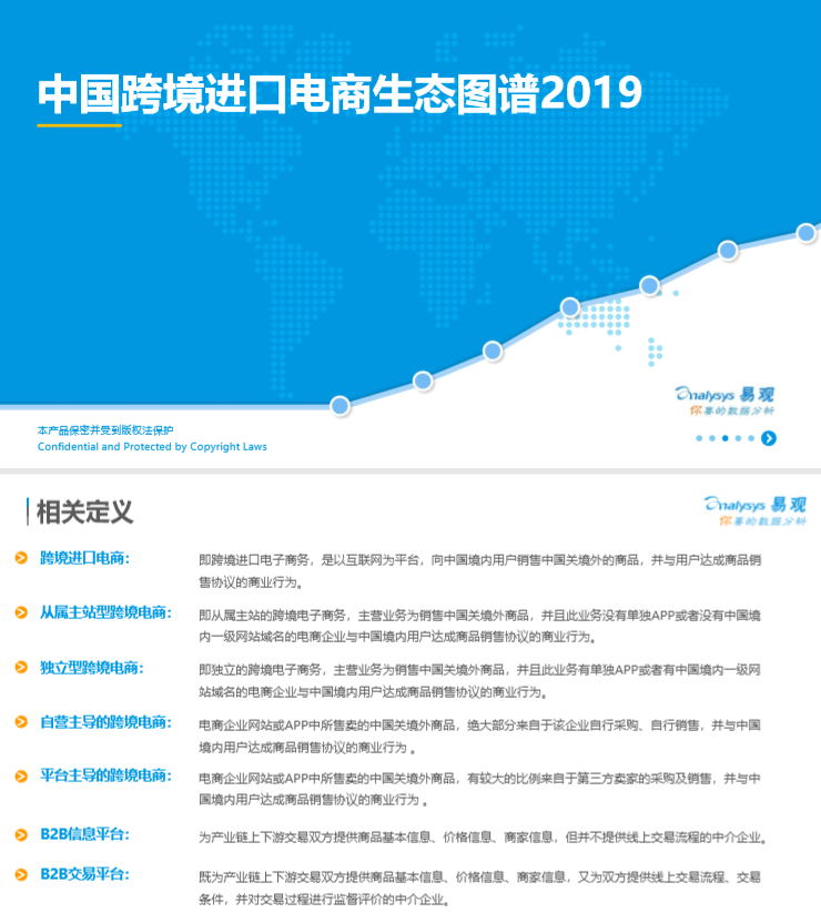 易观-中国跨境进口电商生态图谱（2019-2019.2.12）